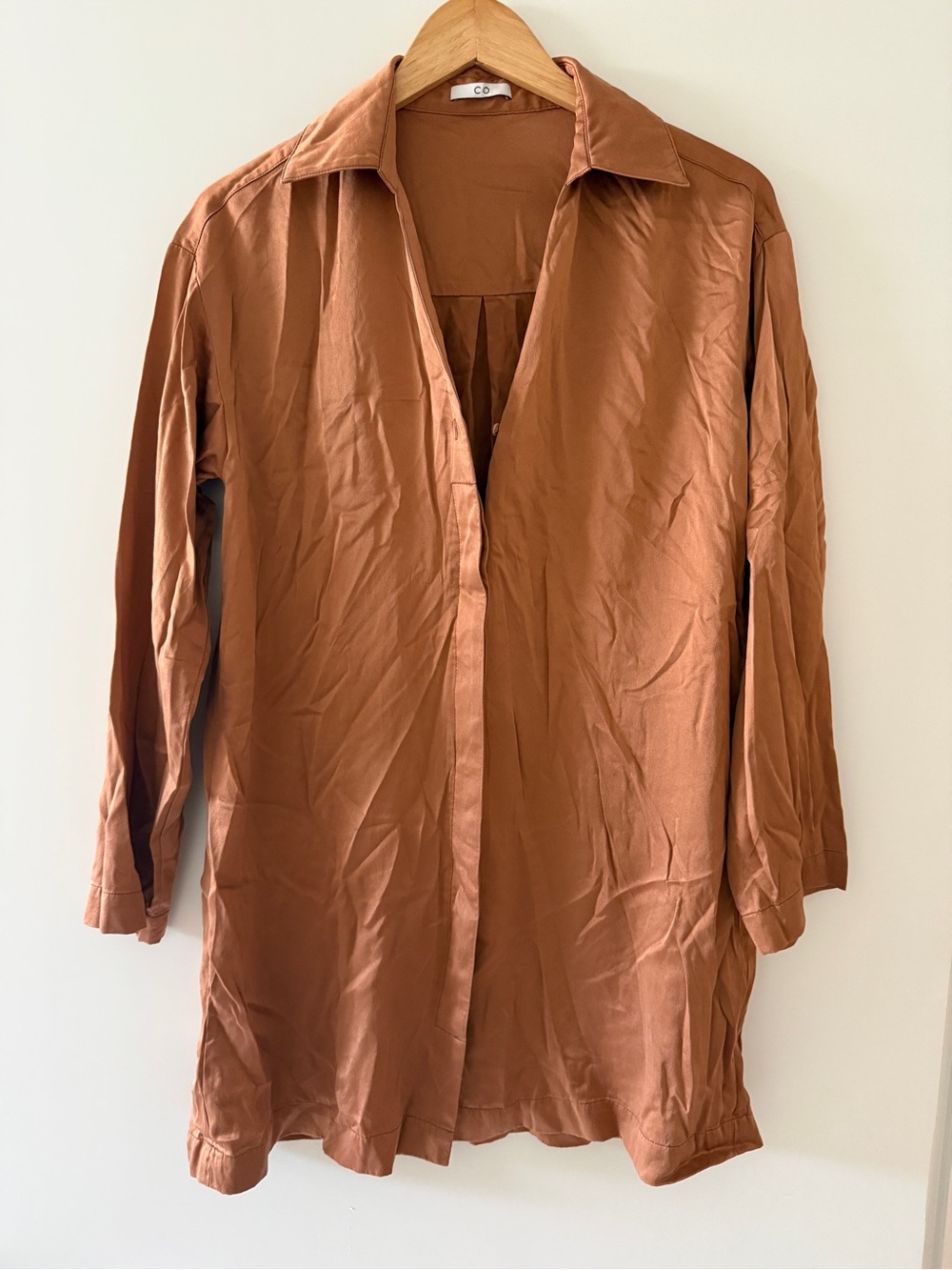 Co. Pajama-style silk set